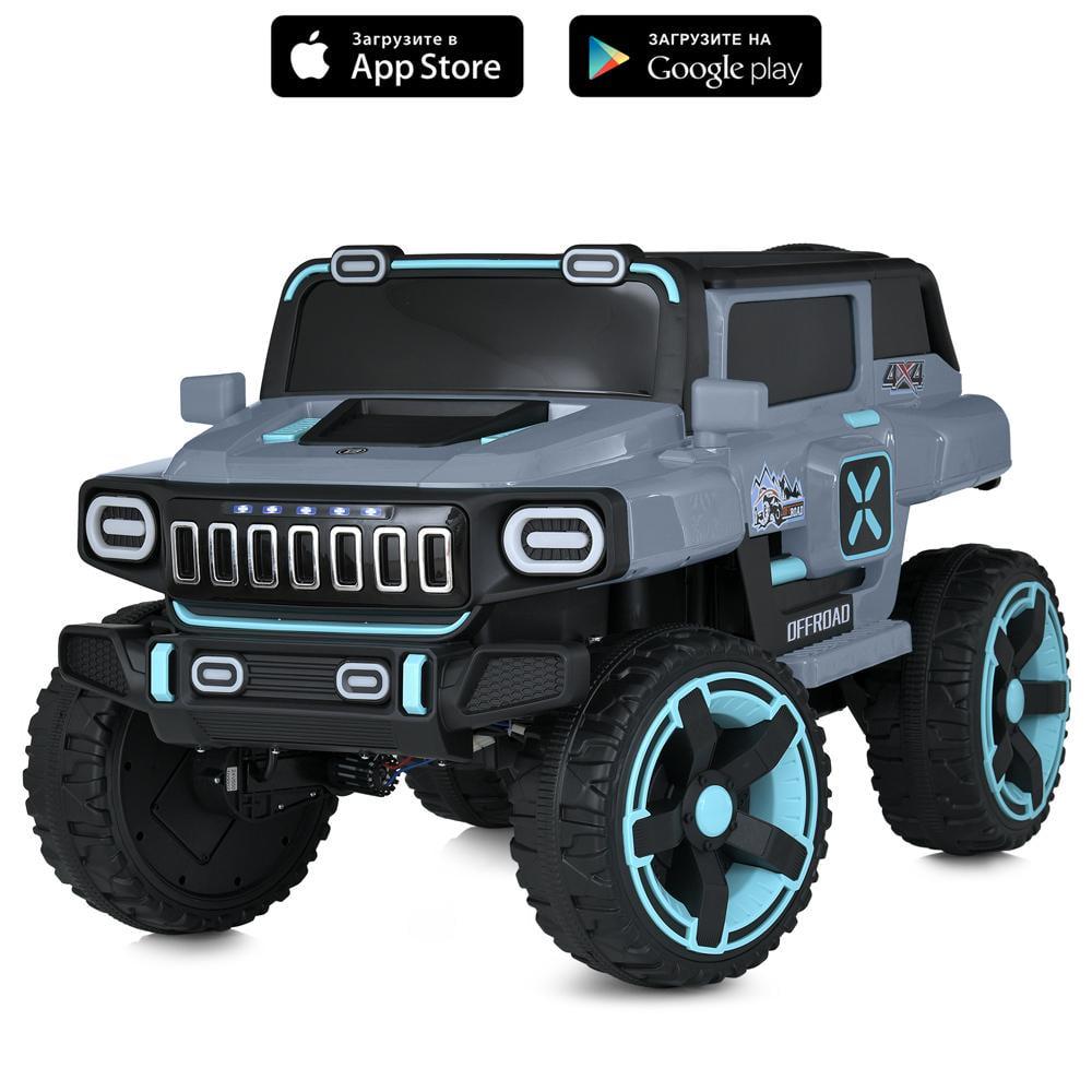 Детский электромобиль Bambi джип M 5822EBLR 24V Серый - фото 12 Детский электромобиль Bambi джип M 5822EBLR 24V Серый - фото 12