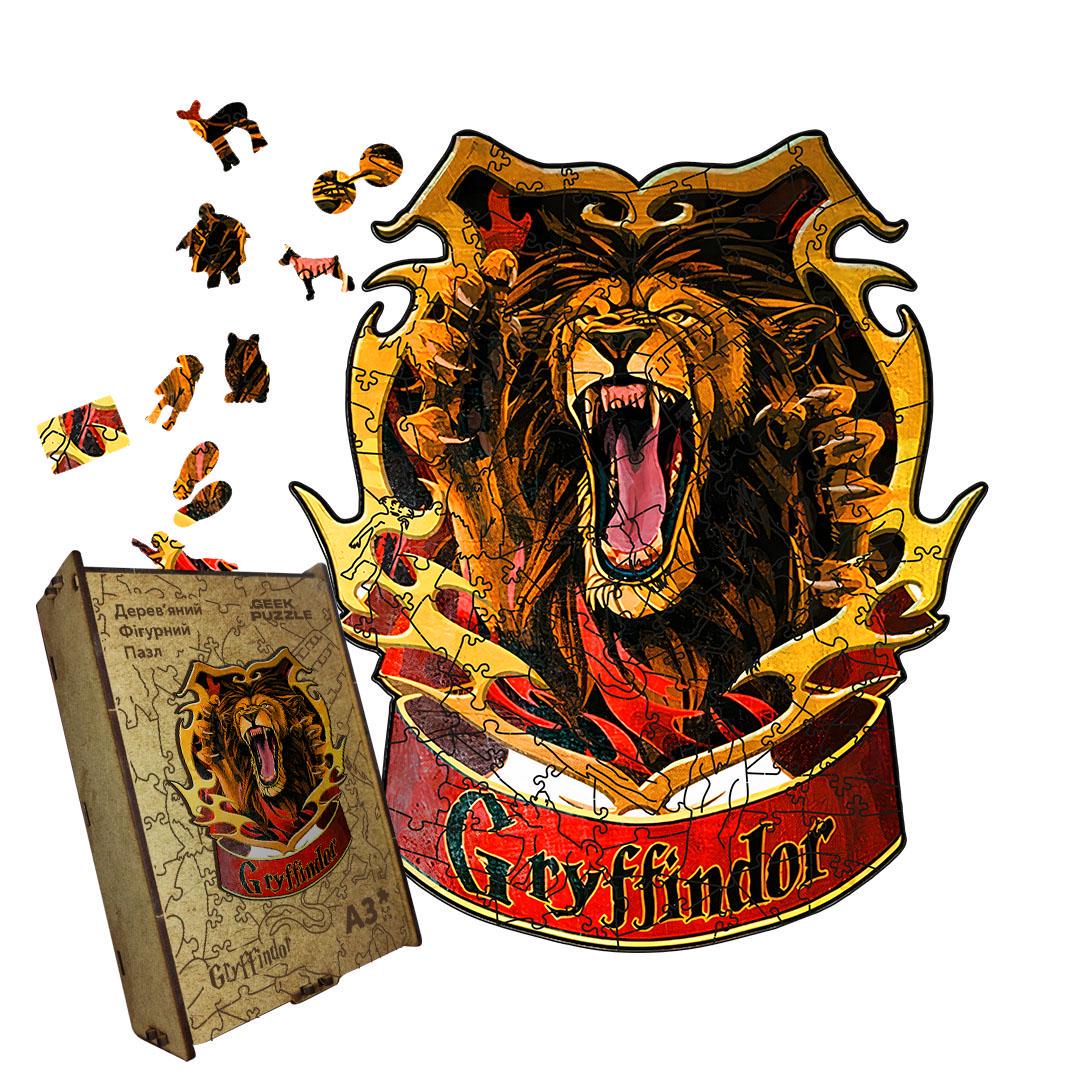 Пазл дерев'яний Ґрифіндор А3 картонна коробка 200 ел. (puzzlean-1665-KART-A3) Пазл дерев'яний Ґрифіндор А3 картонна коробка 200 ел. (puzzlean-1665-KART-A3)