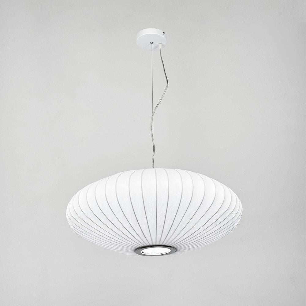 Светильник с полимерным абажуром 60х27 см Белый (PL 052-600х270)