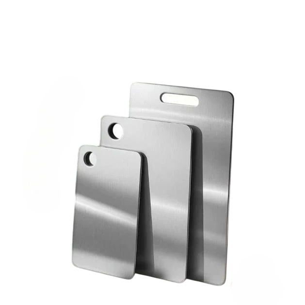 Набор разделочных кухонных досок из нержавеющей стали антибактериальные/стойкие к запахам и влаге 3 шт. (34050494)