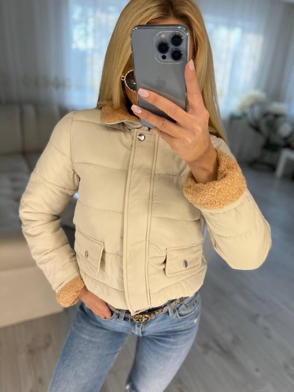 Куртка женская California 40-42 Молочный (555-ян)