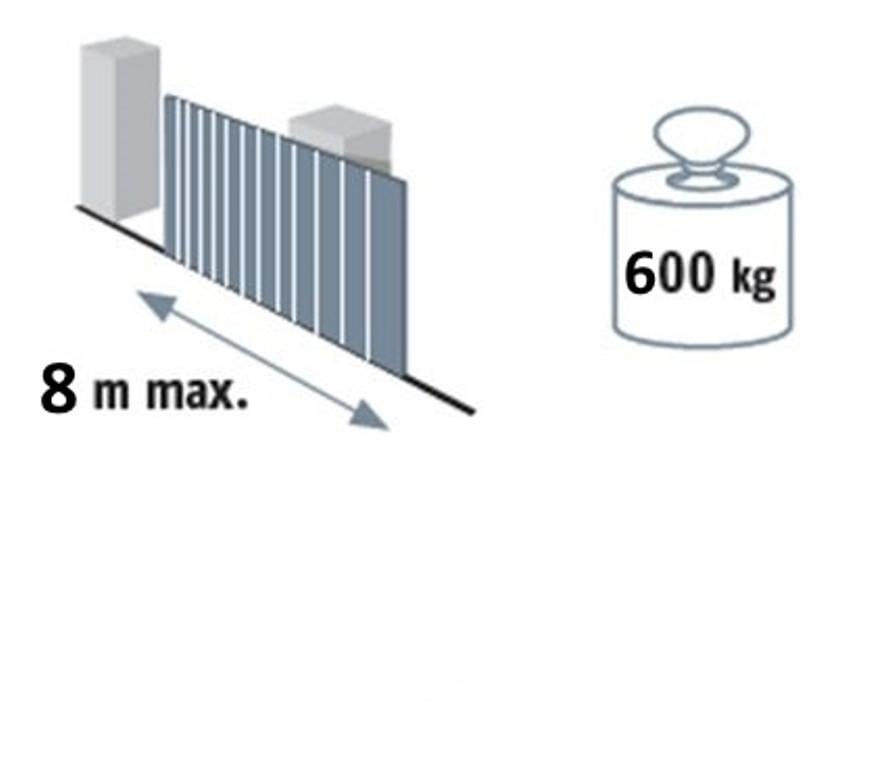 Автоматика для ворот SLIDYMOOVE 600 для раздвижных ворот Somfy (24843111) - фото 7