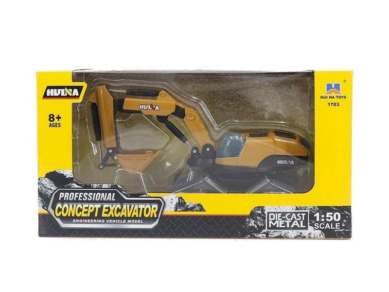 Машинка-экскаватор Hui Na Toys металлический (1703) - фото 8 Машинка-экскаватор Hui Na Toys металлический (1703) - фото 8