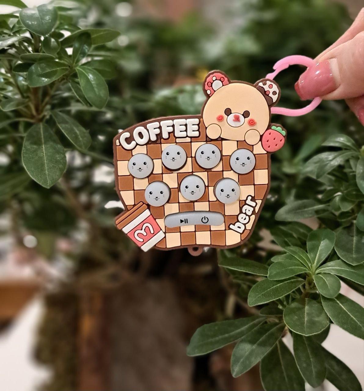 Іграшка-брелок Pop It №11 Ведмедь електронна інтерактивна (PIT-11-00) - фото 2