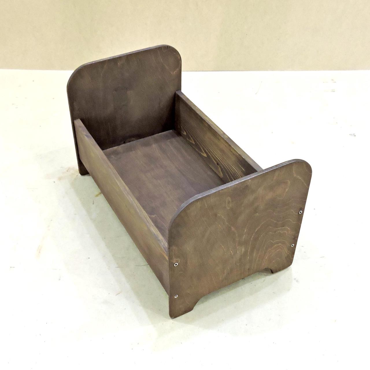 Кровать для кукол из дерева Мариан Капучино (КРТ-001609) - фото 6 Кровать для кукол из дерева Мариан Капучино (КРТ-001609) - фото 6