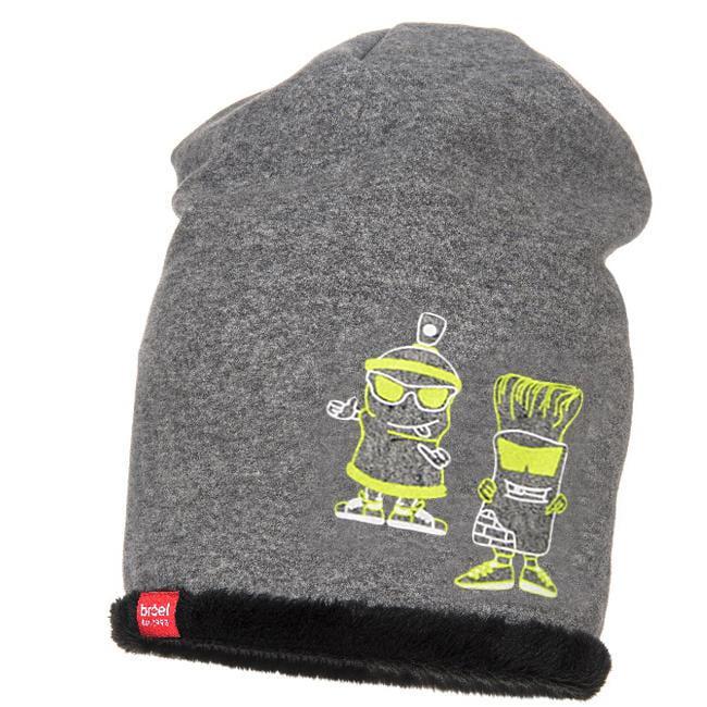 Шапка зимняя Broel р. 49 Серо-зеленый (LOGIK)
