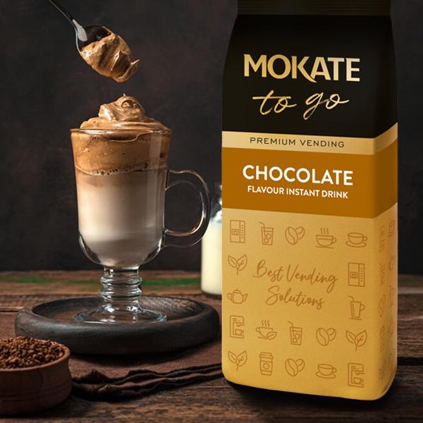 Горячий шоколад Mokate Chocolate Drink Premium 14% 1 кг - фото 2