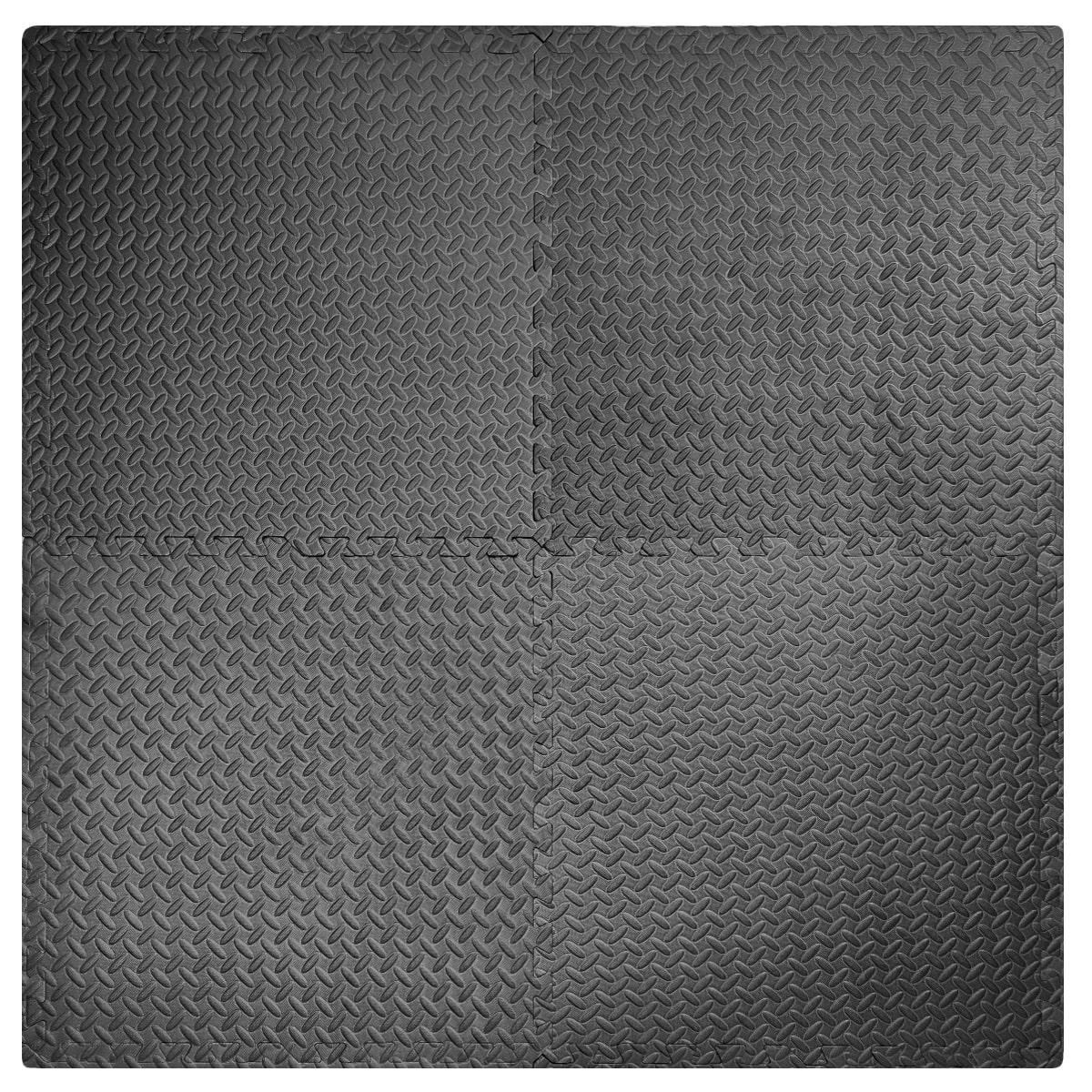 Пол пазл модульне покриття для підлоги Sticker Wall SW-00001169 600x600x10 мм Чорний - фото 4