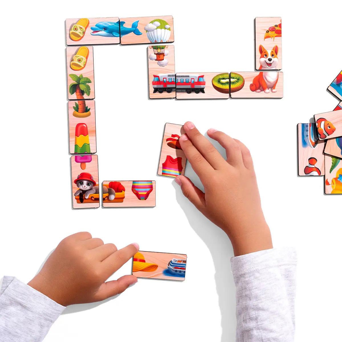 Настольная игра Ubumblebees Половинки Разноцветный (SR-113-N-965) - фото 7