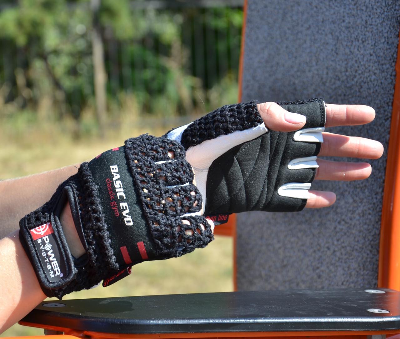 Перчатки для фитнеса Power System PS-2100 Basic EVO M Black/Red Line (A-012158) - фото 8 Перчатки для фитнеса Power System PS-2100 Basic EVO M Black/Red Line (A-012158) - фото 8