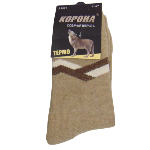 Носки термо собачья шерсть на махре Корона р. 41-47 Бежевый (2330420077) Носки термо собачья шерсть на махре Корона р. 41-47 Бежевый (2330420077)