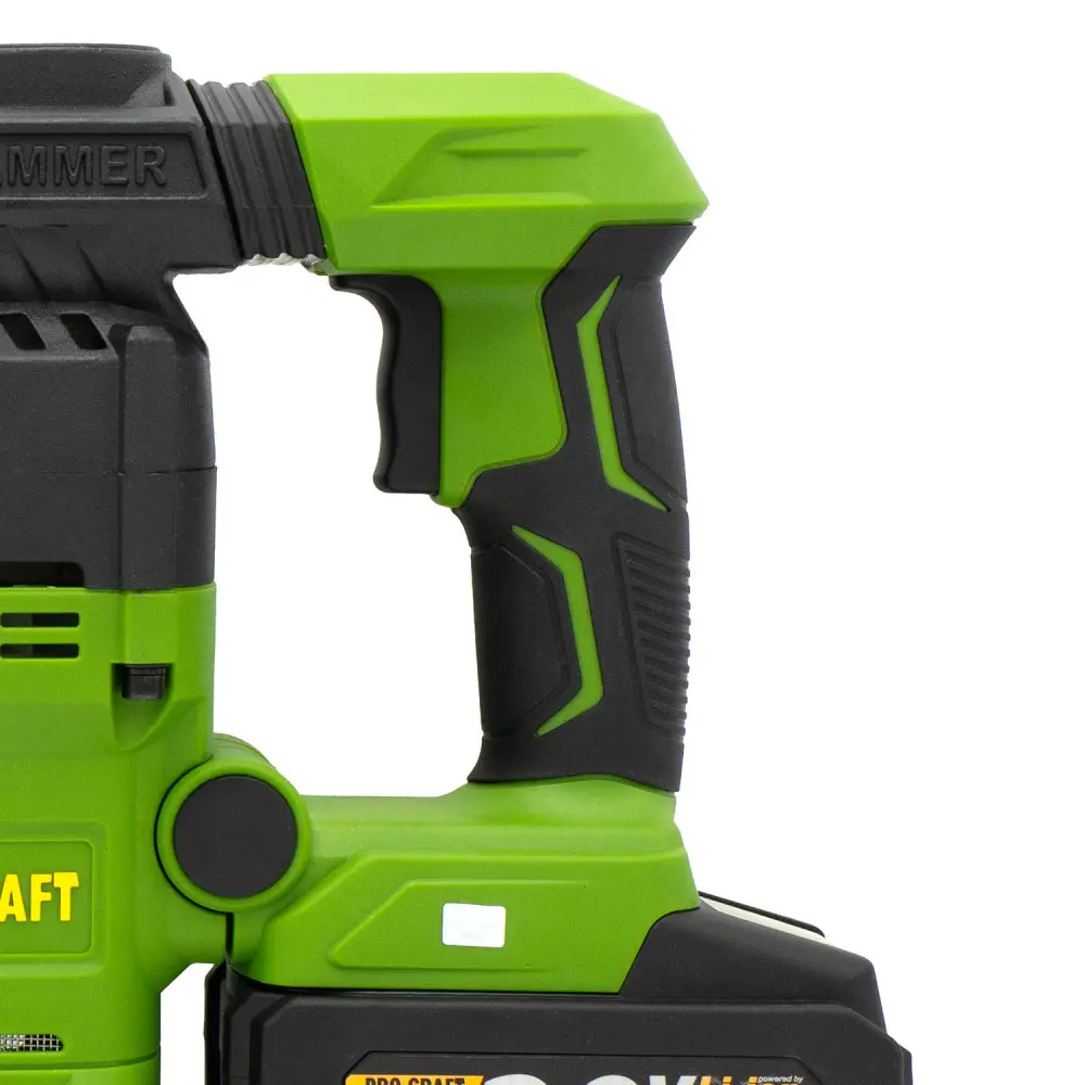 Перфоратор акумуляторний безщітковий ProCraft PHA50 з 1 акумулятором Li-ion і із зарядним пристроєм з кейсом - фото 9 Перфоратор акумуляторний безщітковий ProCraft PHA50 з 1 акумулятором Li-ion і із зарядним пристроєм з кейсом - фото 9