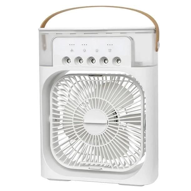 Настольный вентилятор с увлажнителем воздуха Air Cooler Fan USB LED (33357563)