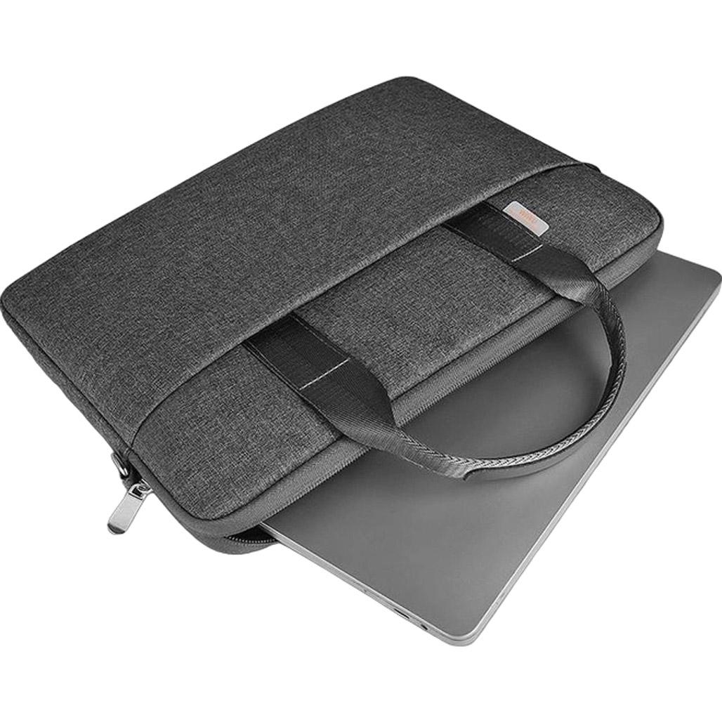 Сумка для ноутбука WiWU Minimalist Pro Laptop Bag 14" Grey - фото 4