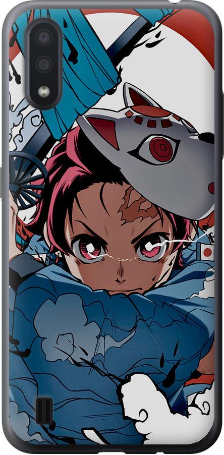 Чехол на Samsung Galaxy A01 A015F Танджиро Камадо (5574u-1842-42517)