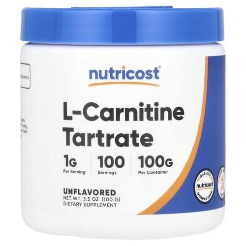 Добавка L-Карнитин Nutricost L-Carnitine Tartrate 100 г (NCS-67931)
