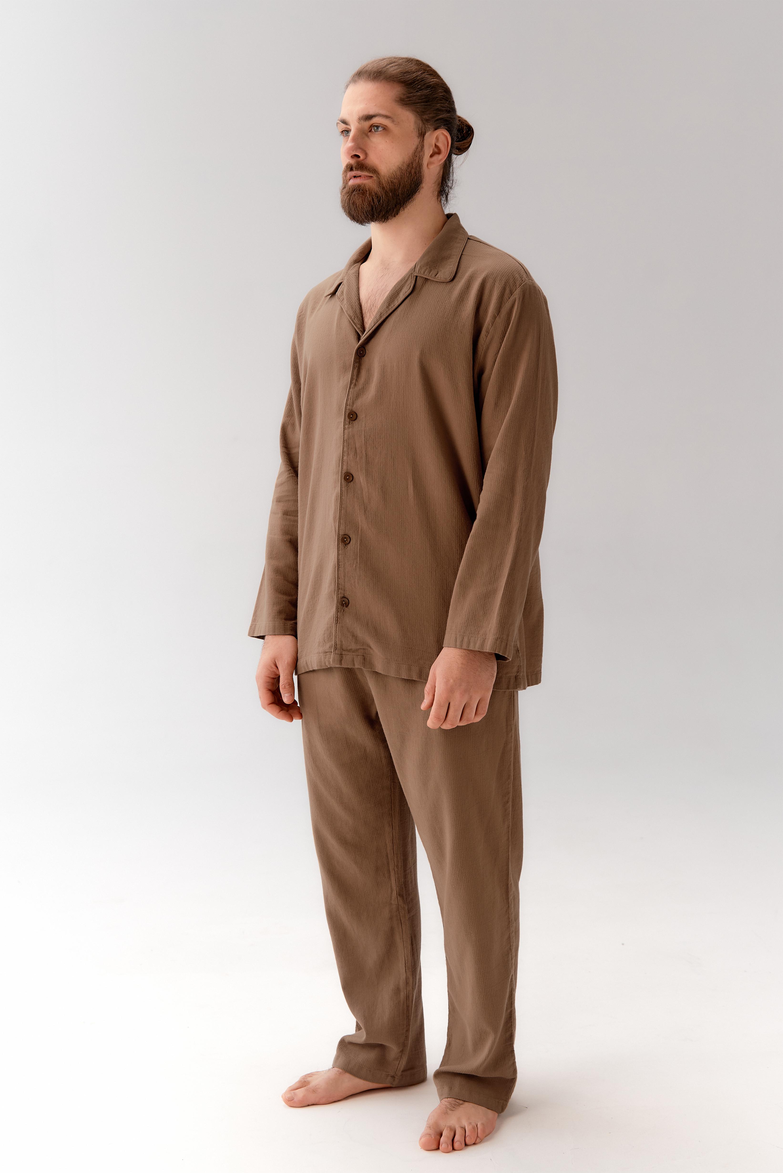 Пижама мужская Lotus Home Porta XL Кофейный (26843079) - фото 8 Пижама мужская Lotus Home Porta XL Кофейный (26843079) - фото 8