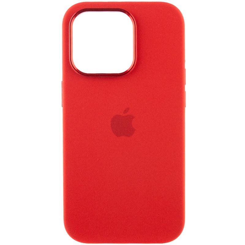 Протиударний чохол Silicone Case Metal Buttons (AA) для Apple iPhone 13 Pro Max (6.7") Червоний / Red - фото 2