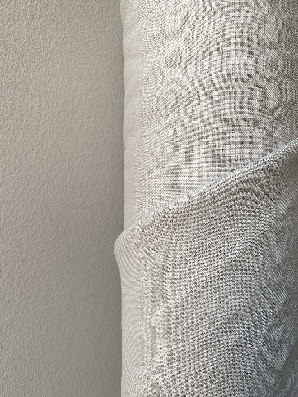 Ткань рубашечно-платьевая LINEN PLUS 100% лен 143 см 1410 Светло-серый - фото 8 Ткань рубашечно-платьевая LINEN PLUS 100% лен 143 см 1410 Светло-серый - фото 8