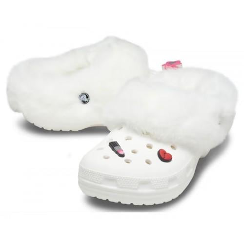 Сабо Crocs Classic Mammoth Charm р. W10/EUR 40-41 White (8242579) - фото 1