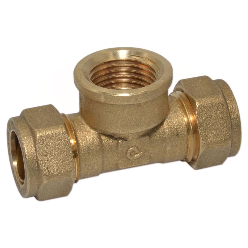 Тройник обжимной Comisa 15x1/2" Вx15 (8404005)