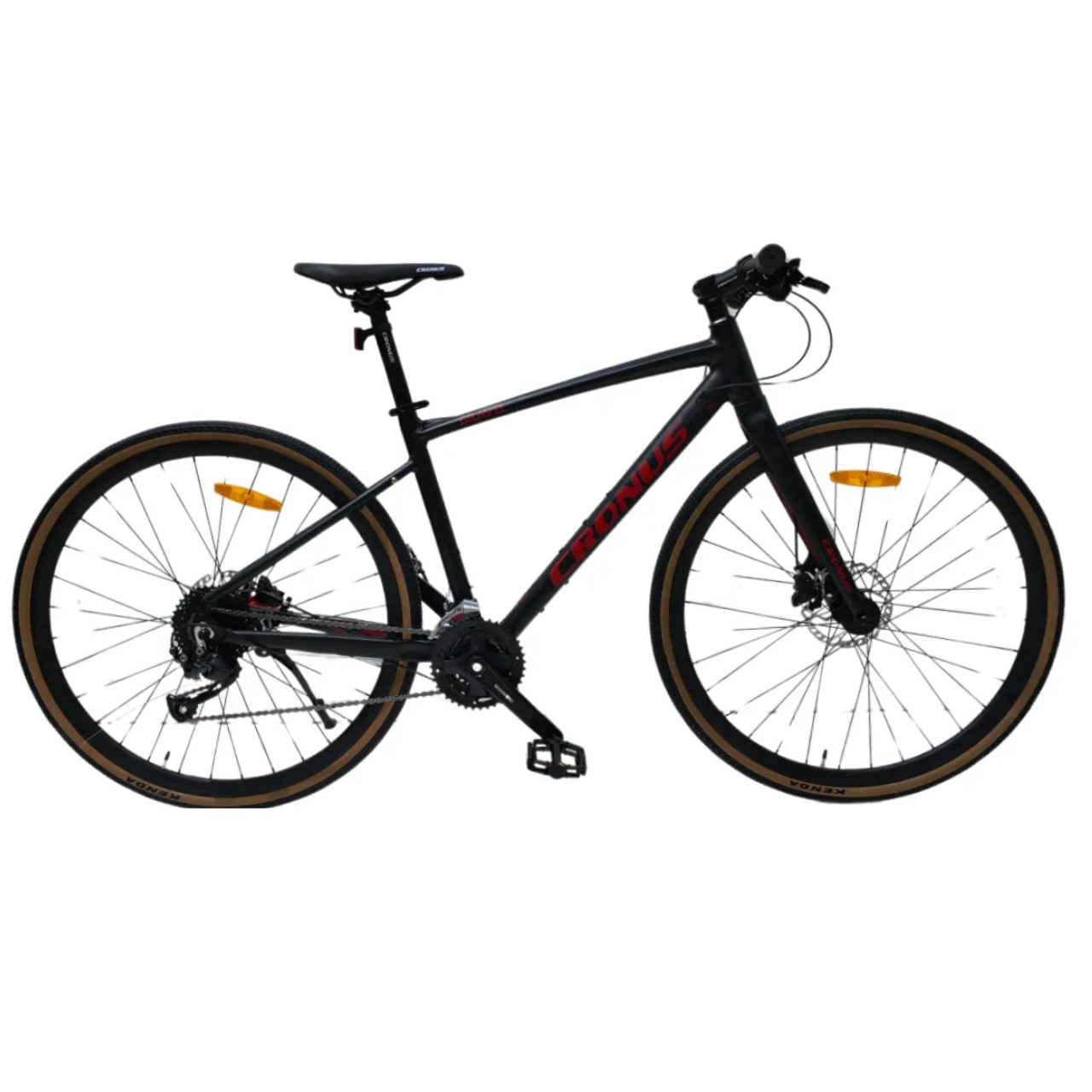 Велосипед Cronus Gravel 2024 28" 17,5" Black/Red