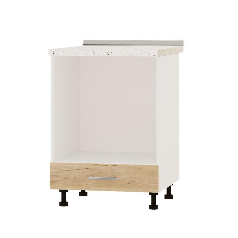 Кухонный модуль под духовку Оптима Низ Н85-600 без столешницы 600х461х820 мм Белый/Дуб Крафт Золотой (DTM-072190) - фото 1 Кухонный модуль под духовку Оптима Низ Н85-600 без столешницы 600х461х820 мм Белый/Дуб Крафт Золотой (DTM-072190) - фото 1