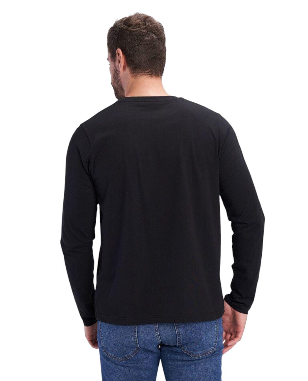 Лонгслив мужской Kenvelo 10106034.100 XL Черный (2050002963566) - фото 3