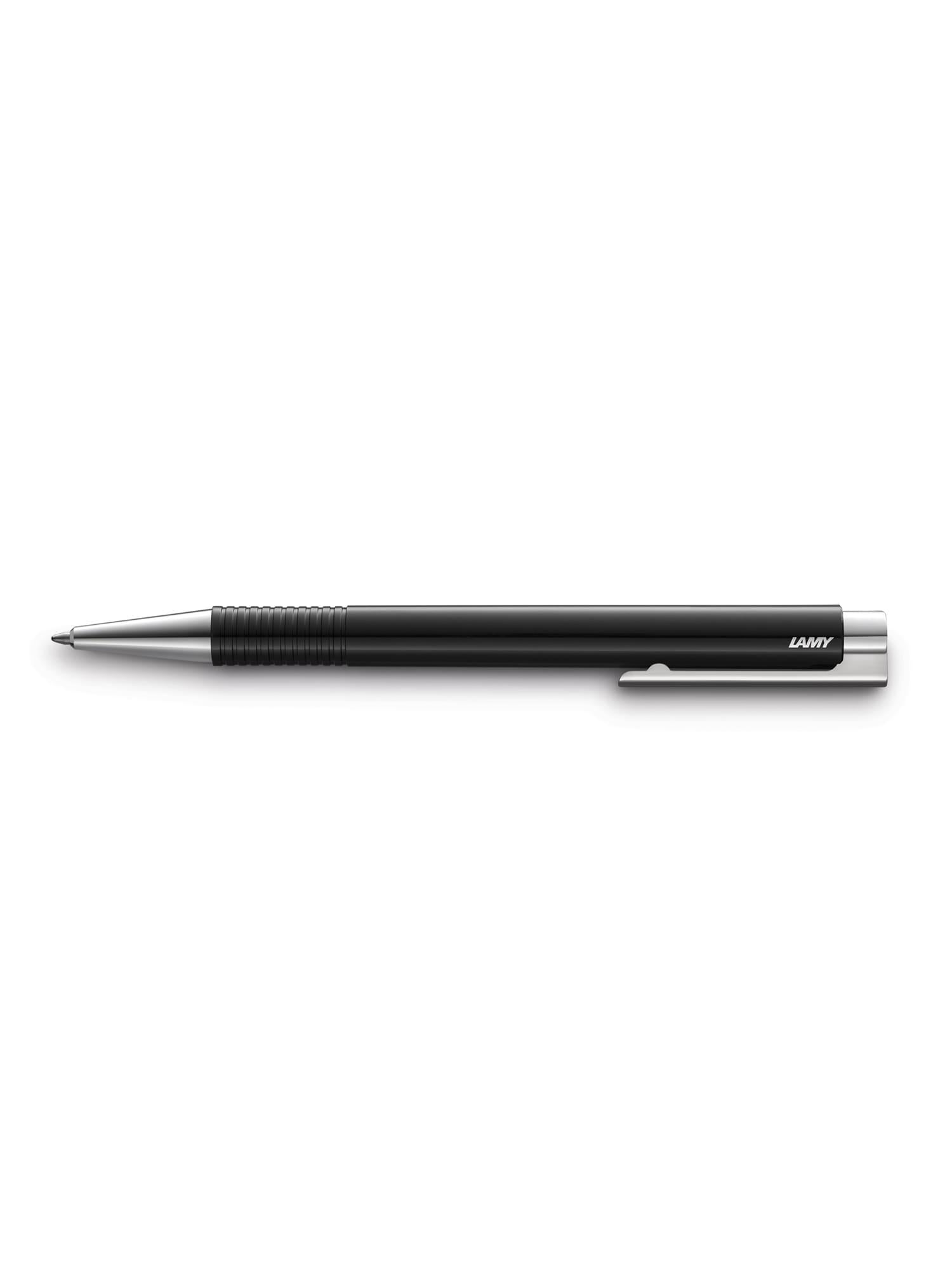 Письменная авторучка шариковая Lamy Logo M+ стержень синий M16 1 мм Черный (4030223)
