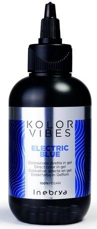 Окрашивающий гель для волос Inebrya Kolor Vibes Direct Color in Gel Electric blue Электрик 150 мл