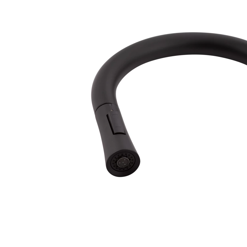 Смеситель для кухни Q-tap Baruska QTBAR9137103UB с выдвижным изливом Black Matt (FRRS00042271) - фото 6