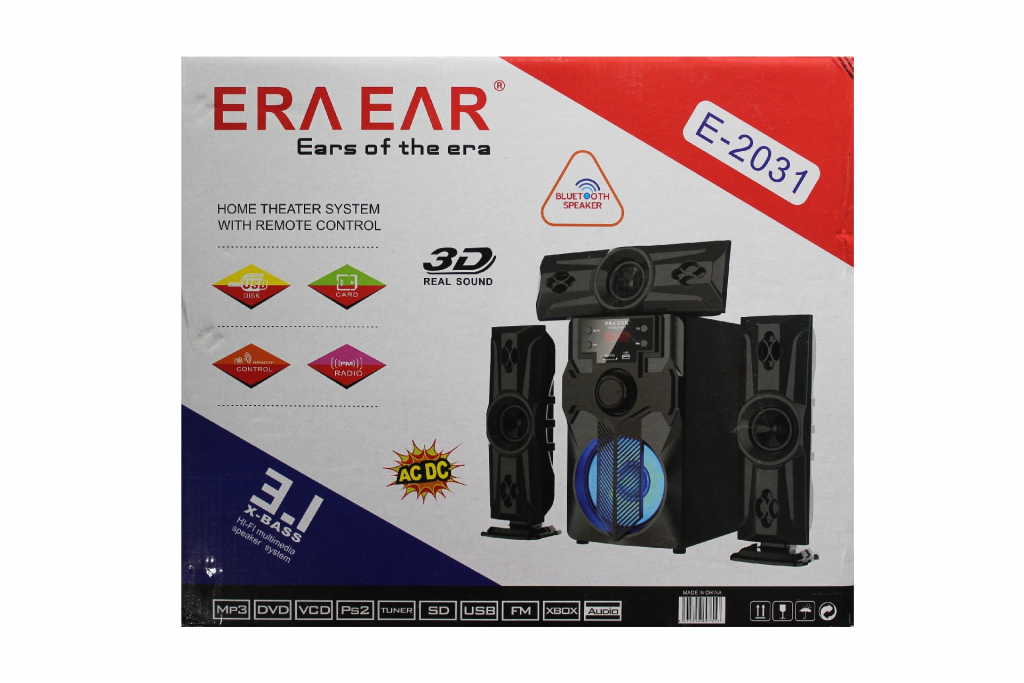 Акустична система із сабвуфером Era Ear 3.1 E-2031 60W (E-2031) - фото 2