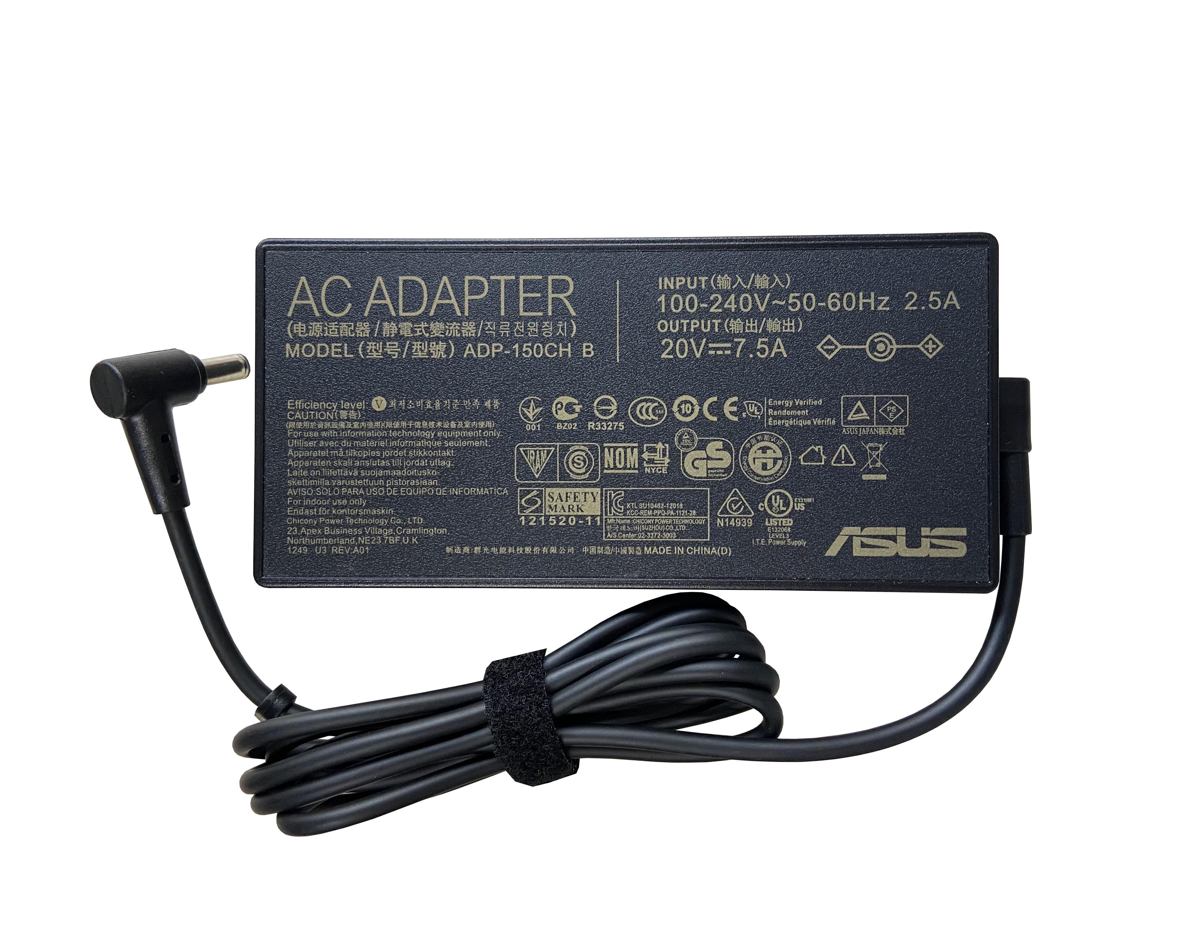 Блок питания для ноутбука Asus 150W 20V 7,5A 6,0x3,7 мм (080521)