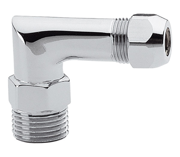Цангове Aqua-world зовнішнє 1/2" 10 мм Хром (ВЦ003 )
