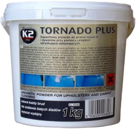 Очисник K2 PRO Tornado тканинної оббивки та килимів 1 кг (K20355) Очисник K2 PRO Tornado тканинної оббивки та килимів 1 кг (K20355)
