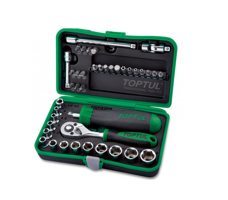 Набор инструментов Toptul 1/4" 41 пр. (GADW4101)