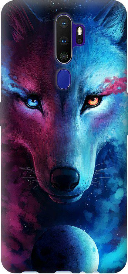 Чехол на Oppo A5 2020 Арт-волк (3999t-1888-42517)