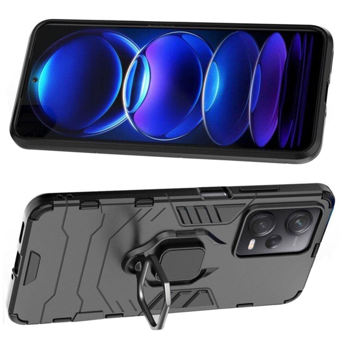 Чохол бампер Primolux Ring Armor для Xiaomi Redmi Note 12 Pro - Black - фото 2