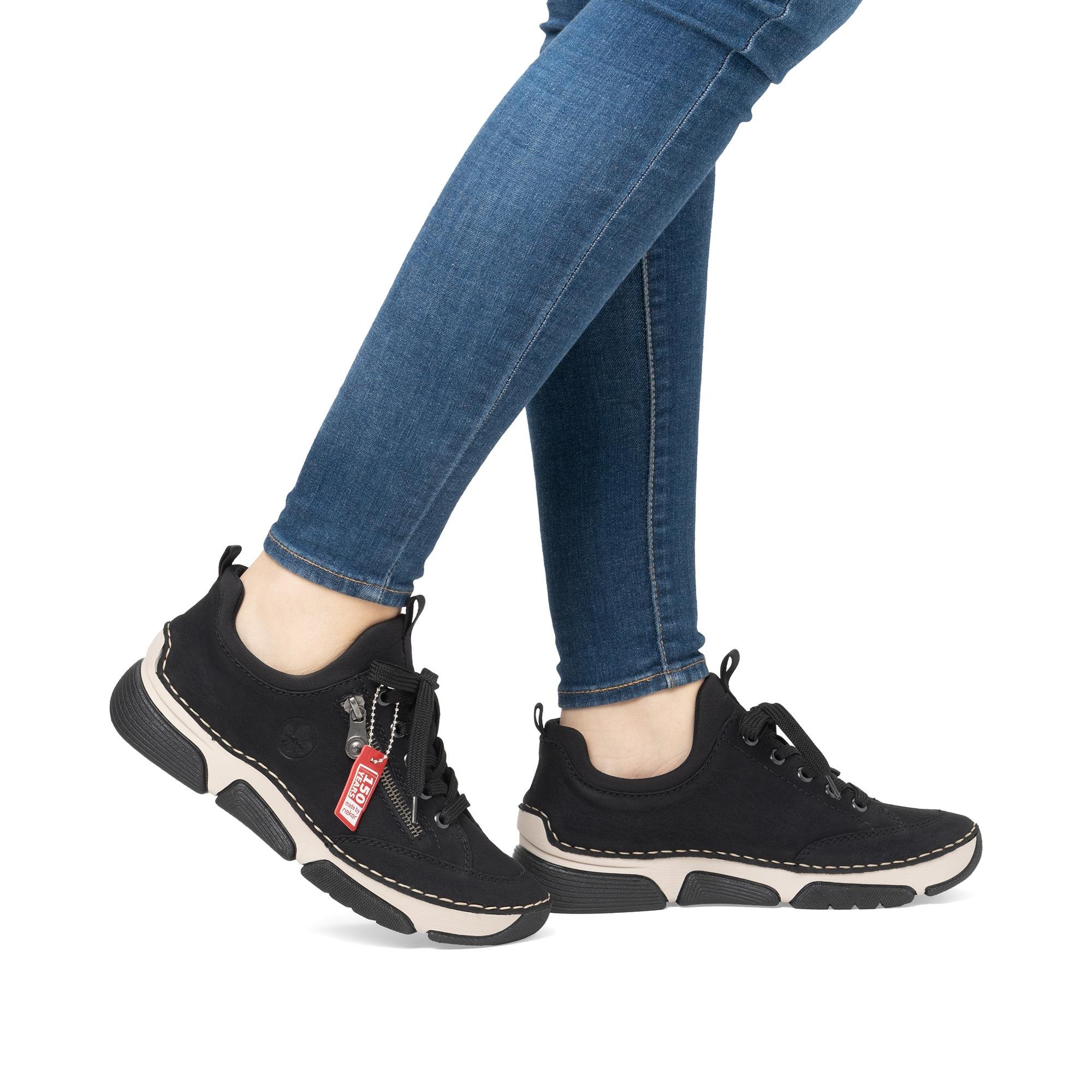 Кроссовки осенние женские RIEKER р. 41 Черный (035542-41) - фото 12