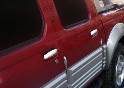Накладки на ручки Omsa Line для Nissan NP300 1999-2015 Хром