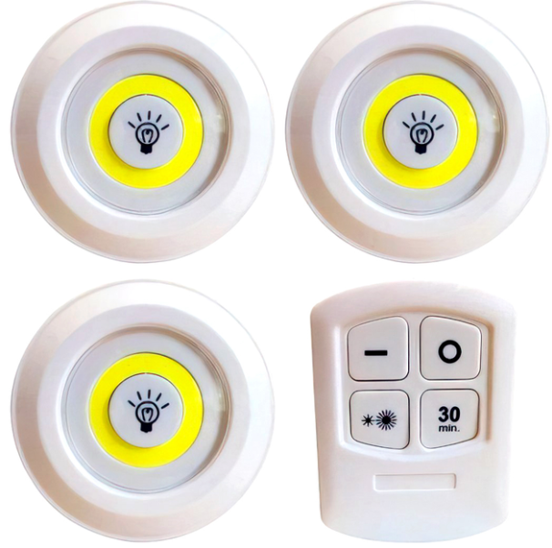 Комплект світильників з пультом та таймером LED light with Remote Control Set