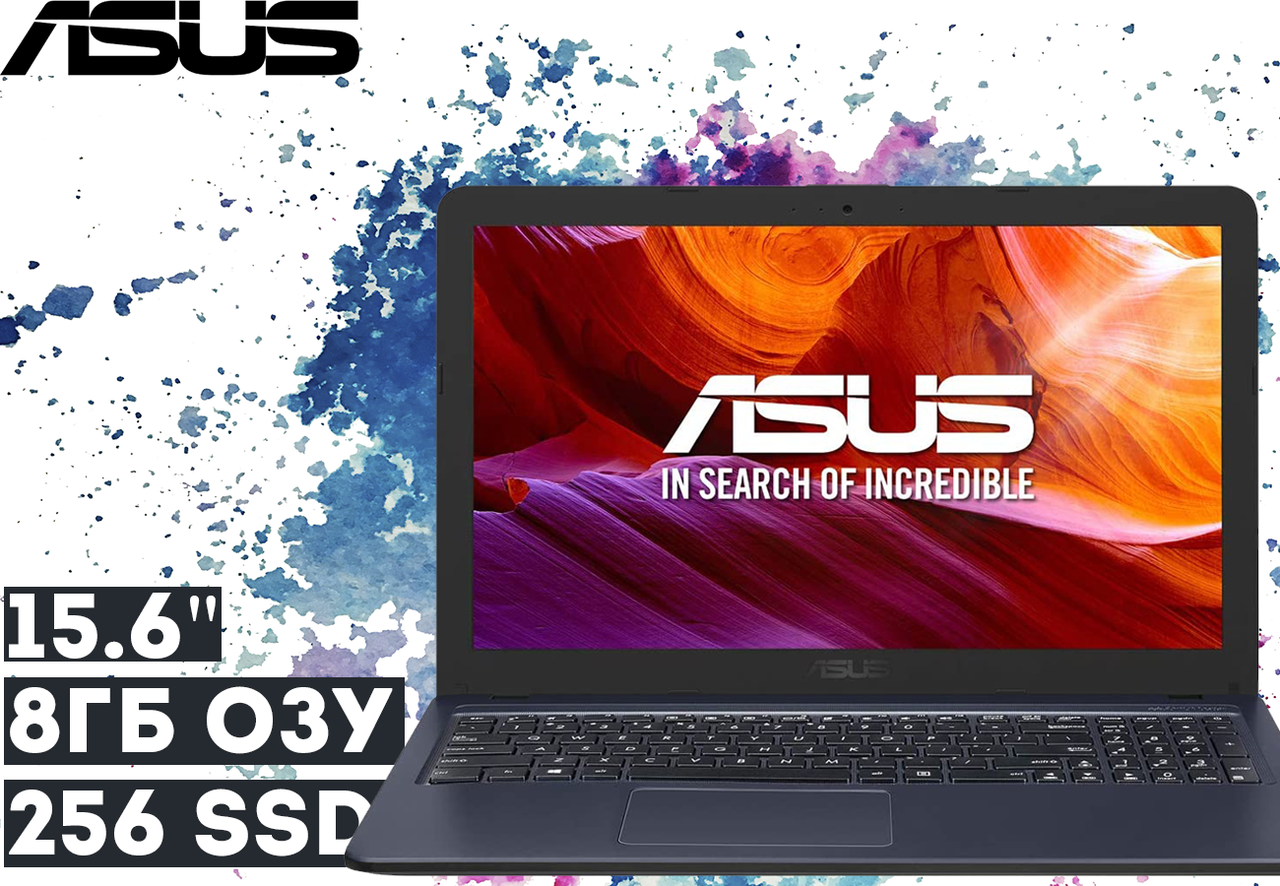 Ноутбук Asus k543ba 15,6" HD Led AMD A9-9425 8 ГБ ОЗУ 256 Гб SSD Windows 11 - фото 2