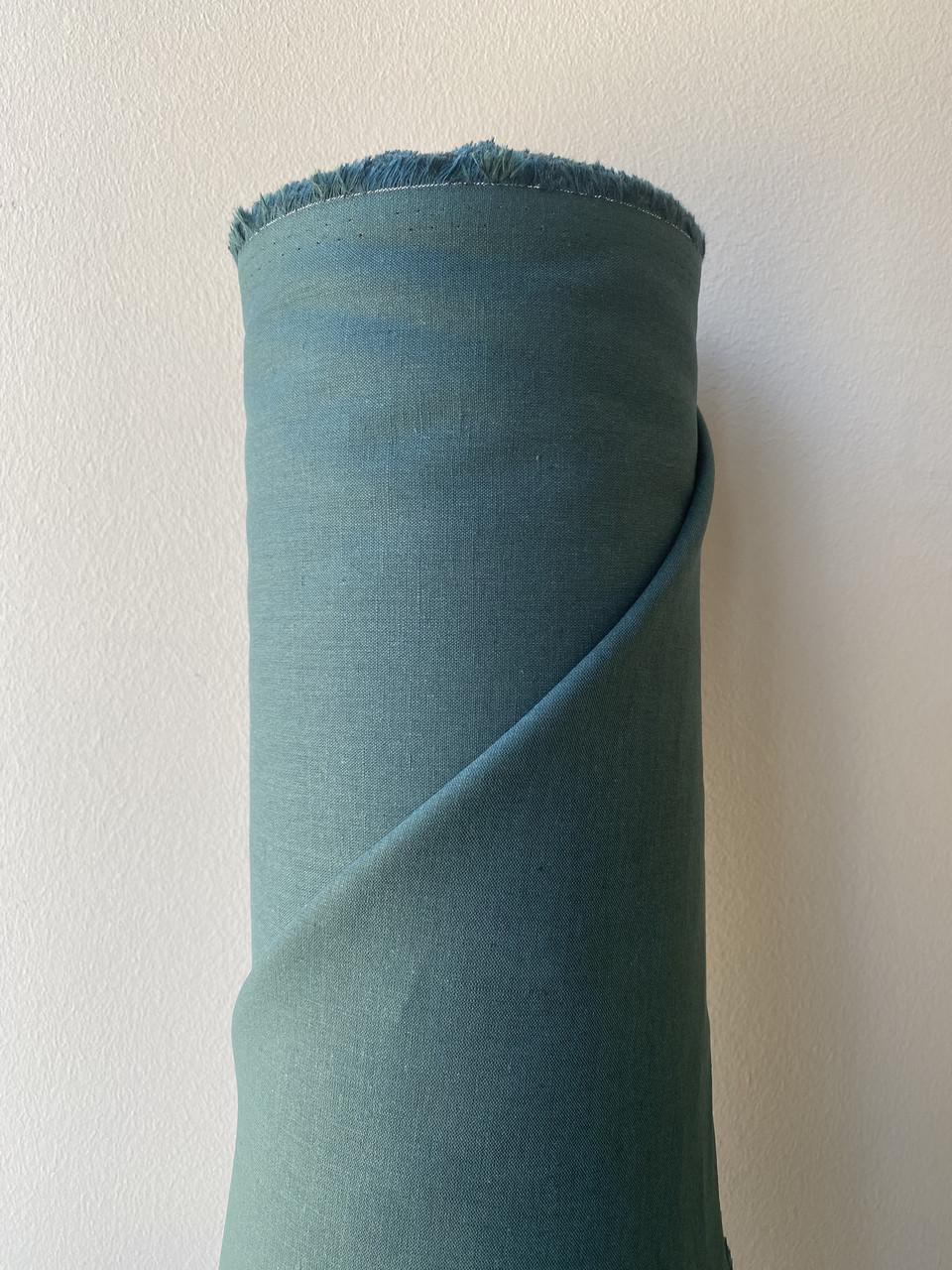 Ткань рубашечно-платьевая LINEN PLUS 56% льна и 44% хлопка 143 см 204/1330 Изумрудный - фото 1 Ткань рубашечно-платьевая LINEN PLUS 56% льна и 44% хлопка 143 см 204/1330 Изумрудный - фото 1