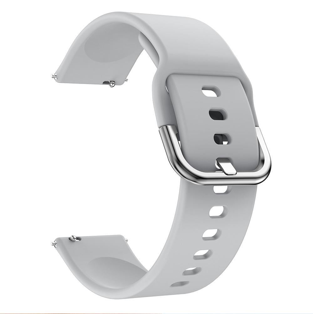 Ремешок для смарт-часов Sport Style Active для Amazfit/Huawei/Samsung 22 мм Светло-серый (1884P)