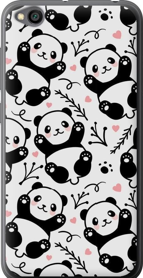 Чехол на Xiaomi Redmi Go Панды (4318u-1667-42517)