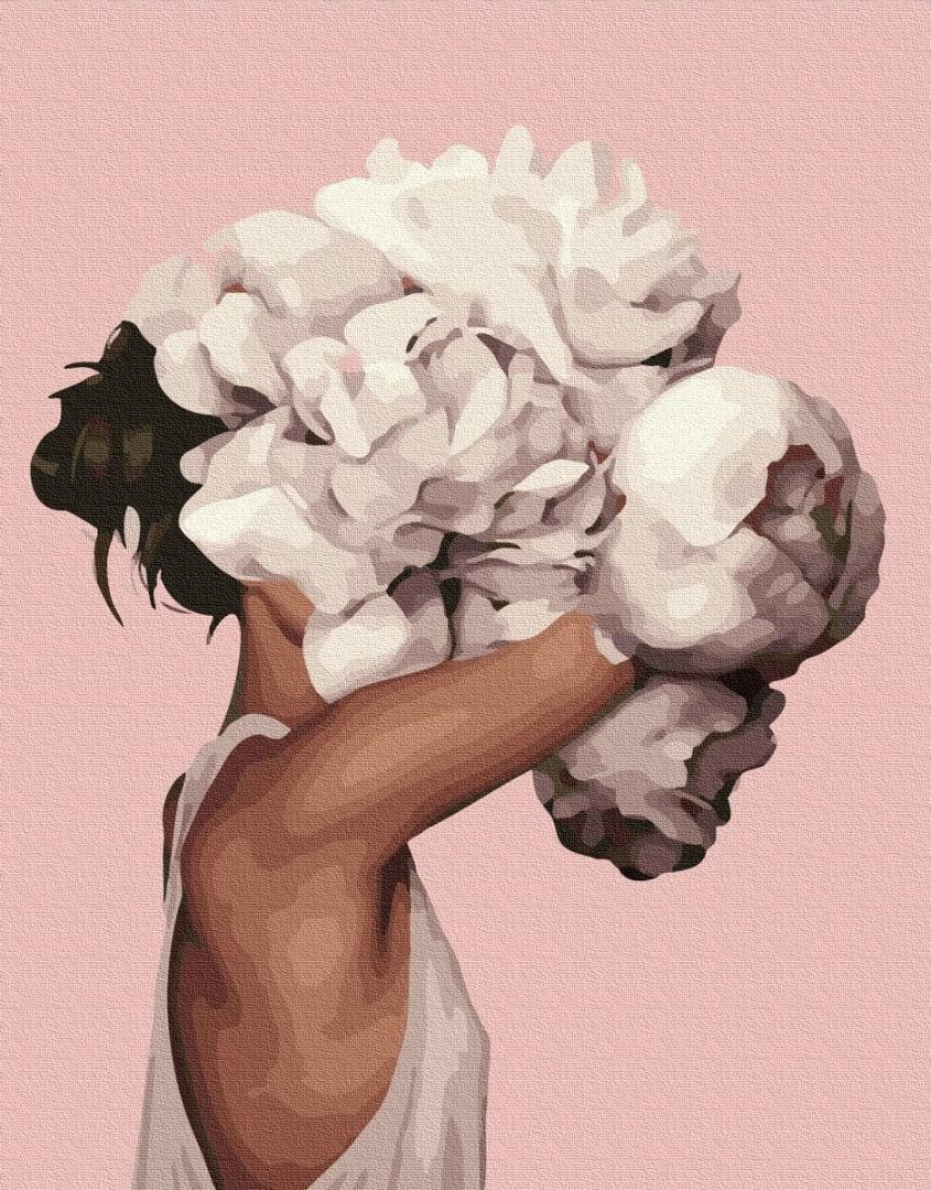 Картина по номерам Brushme PGX36699 Охапка пионов 40x50 см (1296659517)