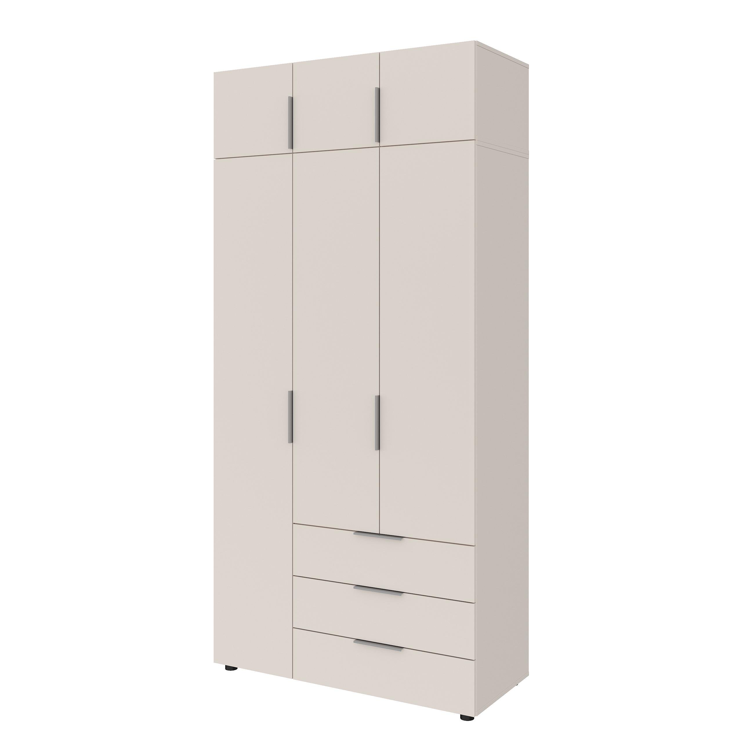 Шафа зі штангою та шухлядами Versale 3 Antr 1154x500x2400 мм Кашемір Шафа зі штангою та шухлядами Versale 3 Antr 1154x500x2400 мм Кашемір