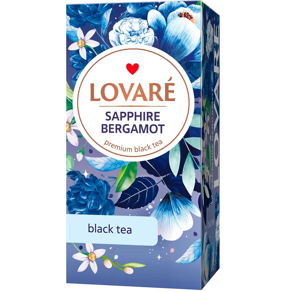 Чай черный Lovare Sapphire Bergamot 24 пакетики (lov1076) Чай черный Lovare Sapphire Bergamot 24 пакетики (lov1076)