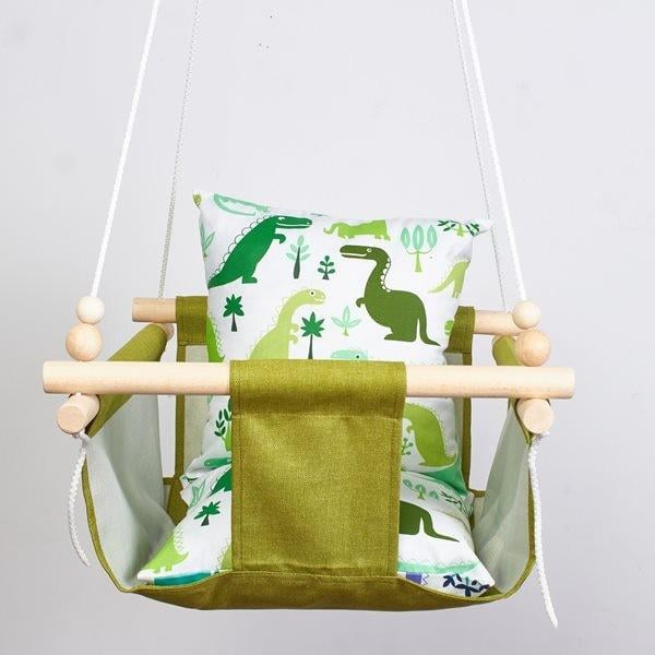 Дитяча гойдалка Infancy Дино Зелений (9885590) - фото 2
