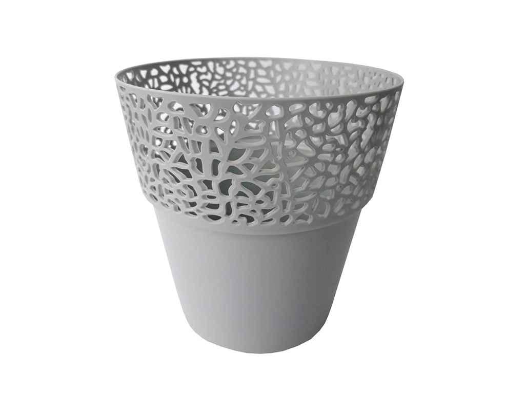 Горшок для цветов LAMELA БЕЛА 800 мл Серый (96)